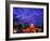 Buckingham Fountain and City Skyline, Chicago, Illinois, USA-Steve Vidler-Framed Photographic Print