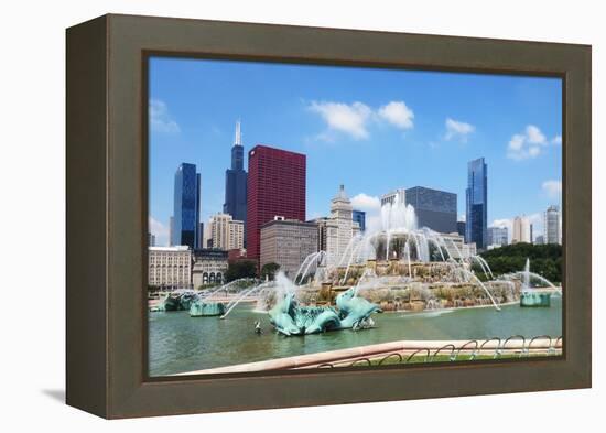 Buckingham Fountain-Jessica Levant-Framed Premier Image Canvas