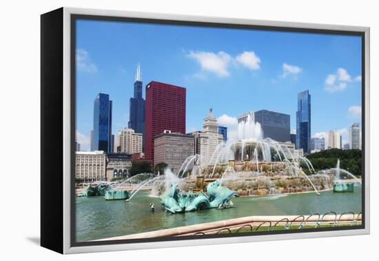 Buckingham Fountain-Jessica Levant-Framed Premier Image Canvas