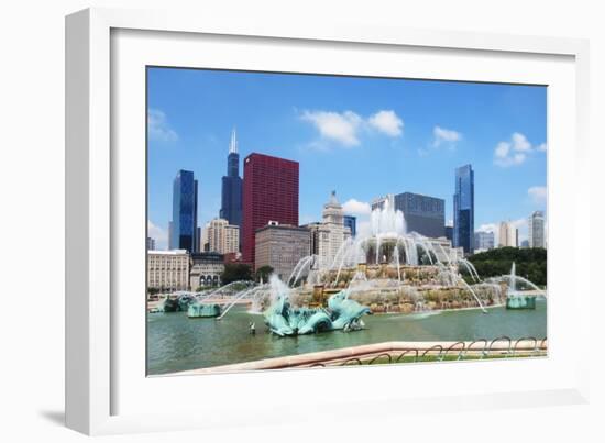 Buckingham Fountain-Jessica Levant-Framed Photographic Print