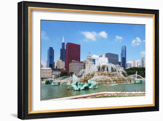 Buckingham Fountain-Jessica Levant-Framed Photographic Print