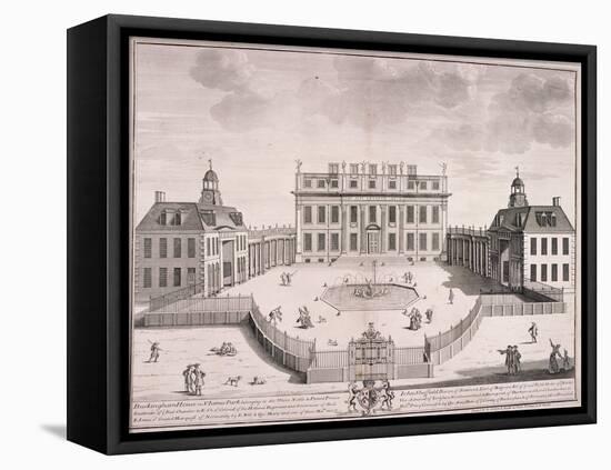 Buckingham House, Westminster, London, C.1710-null-Framed Premier Image Canvas