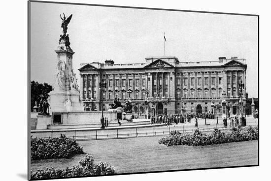 Buckingham Palace after its Restoration, London, 1926-1927-McLeish-Mounted Giclee Print
