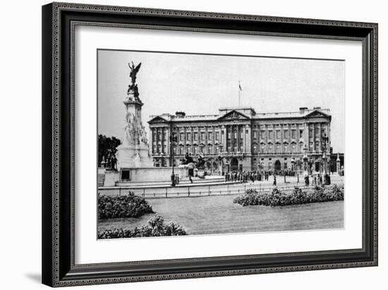 Buckingham Palace after its Restoration, London, 1926-1927-McLeish-Framed Giclee Print