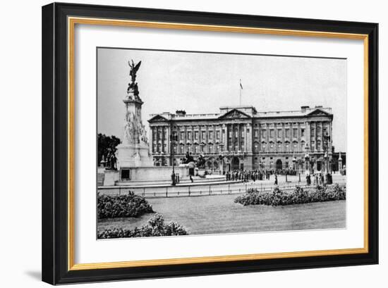 Buckingham Palace after its Restoration, London, 1926-1927-McLeish-Framed Giclee Print