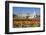 Buckingham Palace and Queen Victoria Monument with Tulips, London, England, United Kingdom, Europe-Stuart Black-Framed Photographic Print