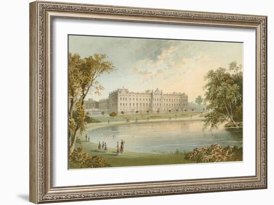 Buckingham Palace from St. James' Park-English School-Framed Giclee Print