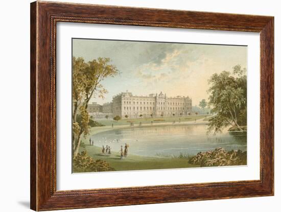 Buckingham Palace from St. James' Park-English School-Framed Giclee Print