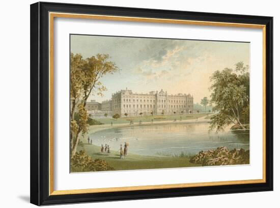 Buckingham Palace from St. James' Park-English School-Framed Giclee Print