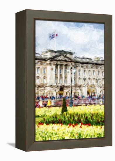 Buckingham Palace II - In the Style of Oil Painting-Philippe Hugonnard-Framed Premier Image Canvas