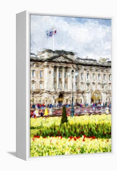 Buckingham Palace II - In the Style of Oil Painting-Philippe Hugonnard-Framed Premier Image Canvas