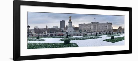 Buckingham Palace in Winter, City of Westminster, London, England-null-Framed Photographic Print