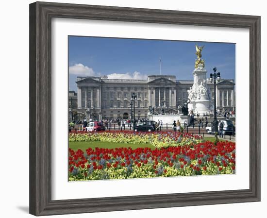 Buckingham Palace Is the Official London Residence of the British Monarch-Julian Love-Framed Photographic Print