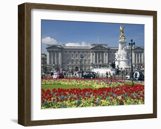 Buckingham Palace Is the Official London Residence of the British Monarch-Julian Love-Framed Photographic Print