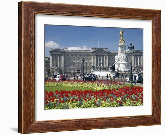 Buckingham Palace Is the Official London Residence of the British Monarch-Julian Love-Framed Photographic Print