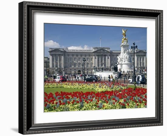 Buckingham Palace Is the Official London Residence of the British Monarch-Julian Love-Framed Photographic Print