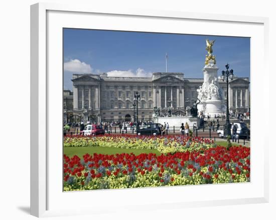 Buckingham Palace Is the Official London Residence of the British Monarch-Julian Love-Framed Photographic Print