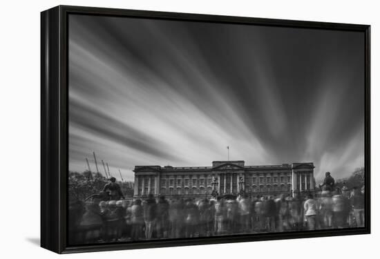 Buckingham Palace S1 BW-Moises Levy-Framed Premier Image Canvas