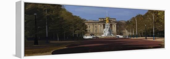 Buckingham Palace, the Mall, August-Tom Hughes-Framed Premier Image Canvas