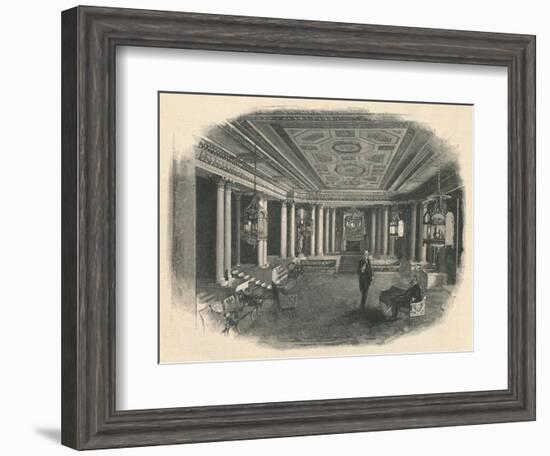 'Buckingham Palace: The Marble Hall', 1886-Unknown-Framed Giclee Print