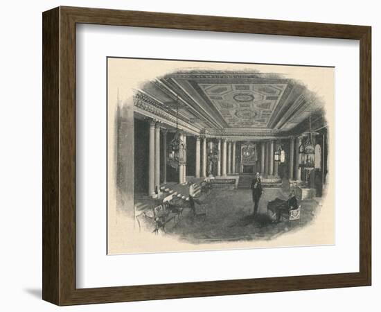 'Buckingham Palace: The Marble Hall', 1886-Unknown-Framed Giclee Print