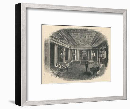 'Buckingham Palace: The Marble Hall', 1886-Unknown-Framed Giclee Print