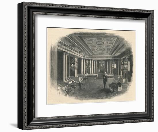 'Buckingham Palace: The Marble Hall', 1886-Unknown-Framed Giclee Print