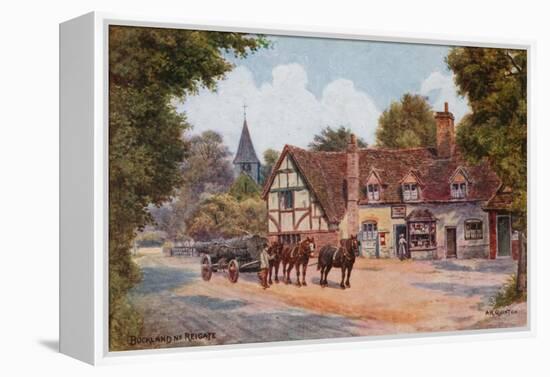 Buckland Near Reigate-Alfred Robert Quinton-Framed Premier Image Canvas