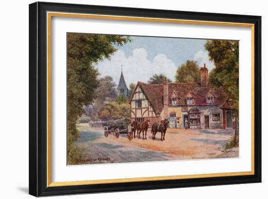 Buckland Near Reigate-Alfred Robert Quinton-Framed Giclee Print