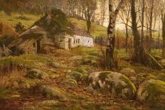 A Welsh Cottage, 1884-Buckley Ousey-Framed Giclee Print