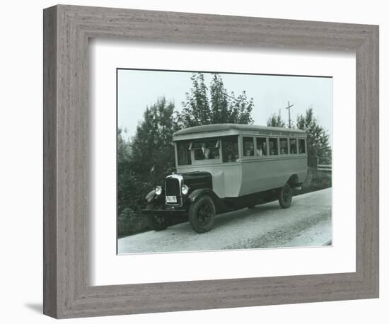 Buckley School Bus, 1927-Chapin Bowen-Framed Giclee Print