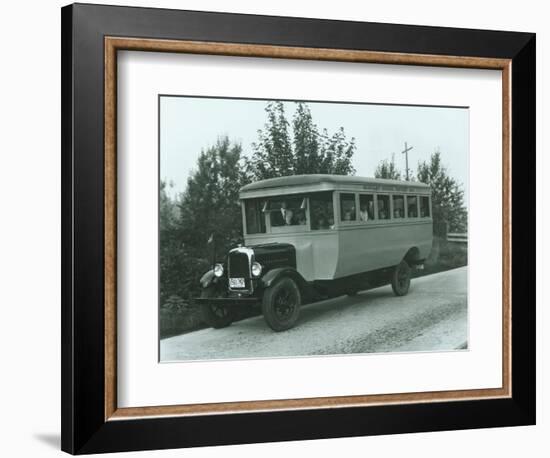 Buckley School Bus, 1927-Chapin Bowen-Framed Giclee Print