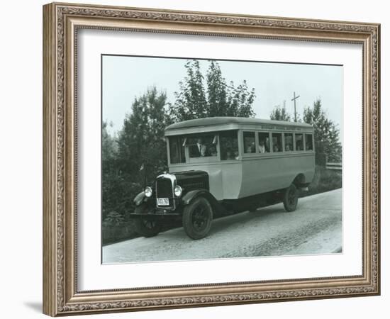 Buckley School Bus, 1927-Chapin Bowen-Framed Giclee Print