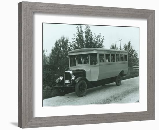 Buckley School Bus, 1927-Chapin Bowen-Framed Giclee Print