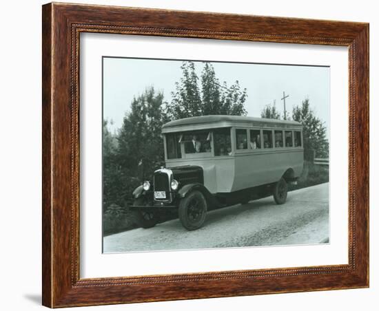 Buckley School Bus, 1927-Chapin Bowen-Framed Giclee Print