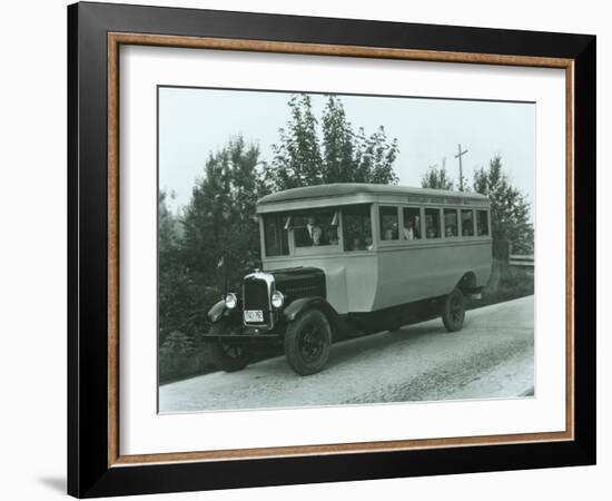 Buckley School Bus, 1927-Chapin Bowen-Framed Giclee Print