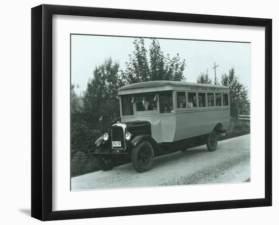 Buckley School Bus, 1927-Chapin Bowen-Framed Giclee Print