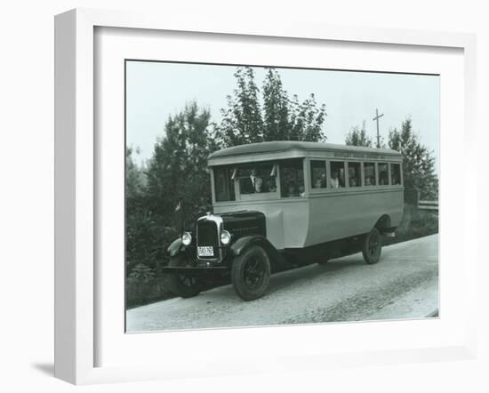 Buckley School Bus, 1927-Chapin Bowen-Framed Giclee Print