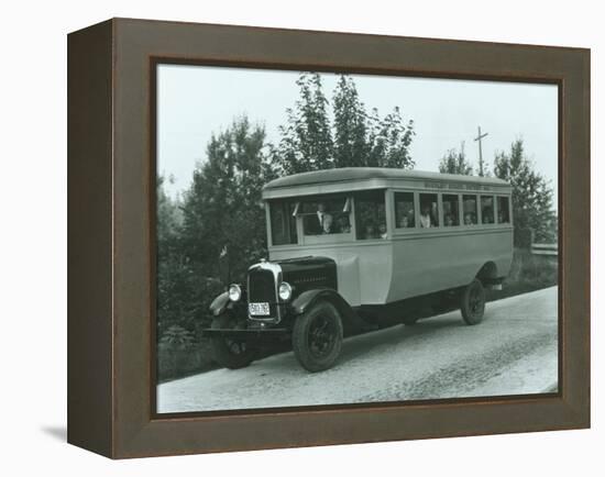 Buckley School Bus, 1927-Chapin Bowen-Framed Premier Image Canvas