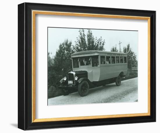 Buckley School Bus, 1927-Chapin Bowen-Framed Premium Giclee Print