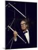 Buckminster Fuller Explaining Principles of Dymaxion Building-Yale Joel-Mounted Premium Photographic Print