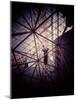 Buckminster Fuller Explaining Principles of Dymaxion Building-Yale Joel-Mounted Photographic Print