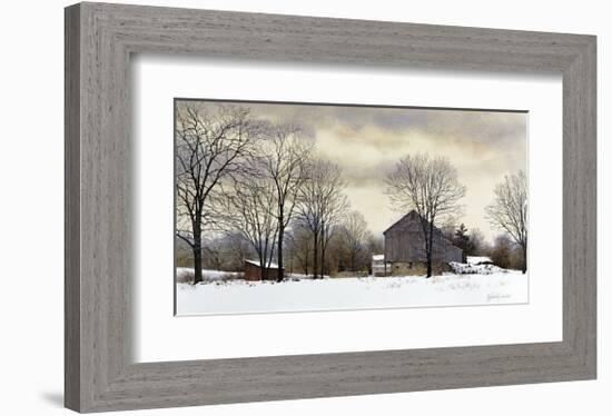 Bucks Winter-Ray Hendershot-Framed Giclee Print