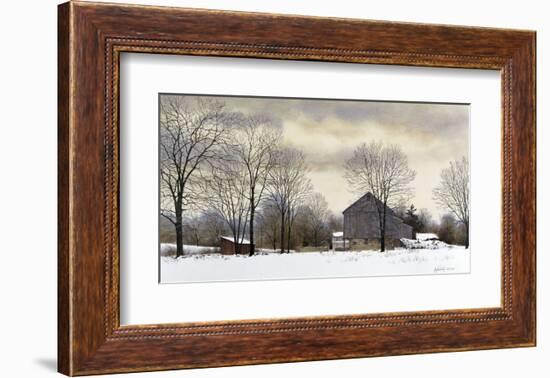 Bucks Winter-Ray Hendershot-Framed Art Print