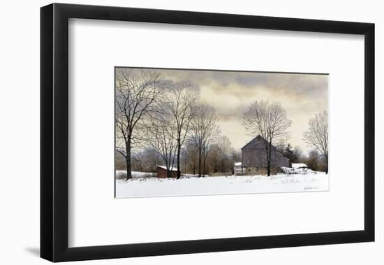 Bucks Winter-Ray Hendershot-Framed Art Print