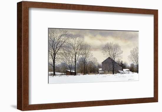 Bucks Winter-Ray Hendershot-Framed Art Print