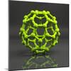 Buckyball Molecule C60, Artwork-Laguna Design-Mounted Premium Photographic Print