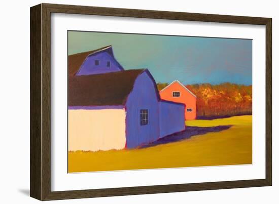 Bucolic Structure VII-Carol Young-Framed Art Print