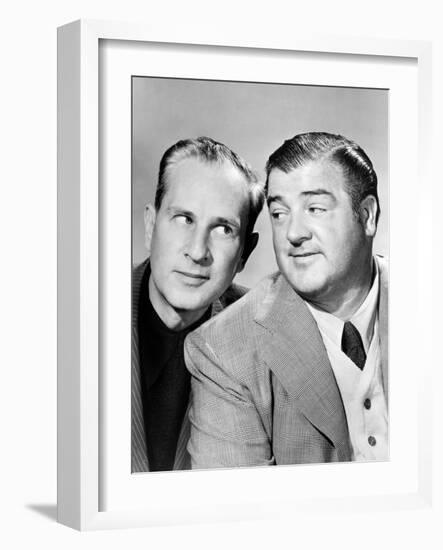 Bud Abbott and Lou Costello, 1940s-null-Framed Photo