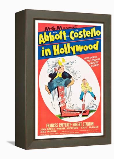 Bud Abbott and Lou Costello in Hollywood-null-Framed Stretched Canvas